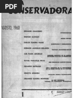 Primera Edición de Revista ConservadoraNo. 1 Ago. 1960