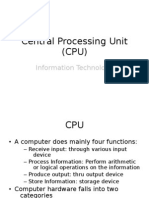 CPU and Its Working Principle