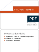 Types and Tools of Advertisements