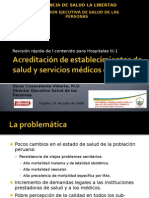 Acreditacion en Los Servicios de Salud