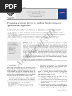 Archive of SID: Designing Granular Layers For Railway Tracks Using Ray Optimization Algorithm