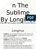 On The Sublime (Longinus)