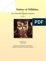 On The Nature of Nibbana - Mahasi Sayadaw-1964