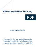 Piezo-Resistive Sensing 