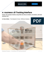 A Touchless 3D Tracking Interface - Make