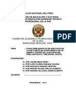 Monografia Casos Emblematicos de Efectivos de La PNP Caids en Cumplimiento de Su Deber A Traves de La Historia Del Perú - A1 PNP Mamani Alave Carlos Alberto