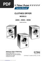 Ficher and Paykel Dryer Manual Ad55