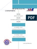 Cronometro Estudio Del Trabajo I. Ingenieria Industrial