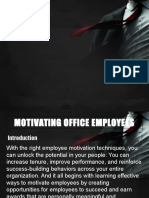 Motivating Office Employees