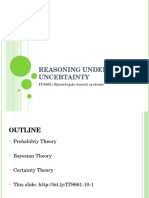 Reasoning Under Uncertainty: ITS661: Knowlegde-Based Systems