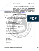 Institute of Bankers Pakistan: Human Resource Management and Organizational Behavior