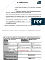 Use of Master Builders Generic Safe Work Method Statements