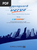 Aquaguard Verve User Manual