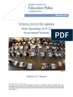 Brookings State Assessment Expenditures 2012