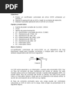 Lab SCR Electrónica de Potencia