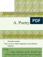 Classification and Definition of Literary Types