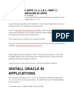 Installing Bi Apps 11