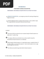 NCM 106 Skills - Handout - Heimlich Maneuver