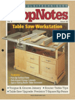 ShopNotes #50 (Vol. 09) - Table Saw Workstation PDF