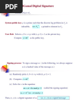 The Elgamal Digital Signature: Define GF (P) F