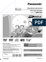 Operating Instructions: DMR-E55