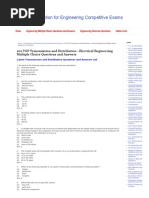 18 - 102 TOP Transmission and Distribution - Electrical Engineering Multiple Choice Questions and Answers - MCQs Preparation For Engineering Competitive Exams