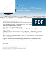 Site Analyzer XT Series: SA-3600XT, SA-6000XT