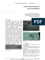 Métodos de Acesso Venoso Central para Cateter de Hemodiálise