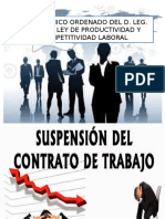 Exposicion Suspension de Trabajo