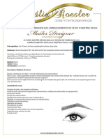 Curso de Designer de Sobrancelhas - Prospecto