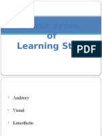 Three Types of Learning Style