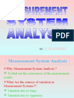 Measurement System Analysis