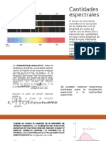 Cantidades Espectrales