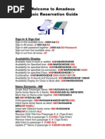 Basic Amadeus Short Note