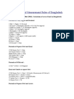 Land Measurement Rules of Bangladesh