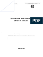 Classification and Definitions of Forest: Product