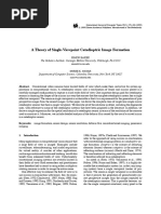 A Theory of Single-Viewpoint Catadioptric Image Formation