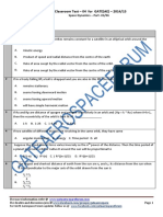 Space Dynamics Classroomexam