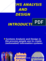 Systems Analysis AND Design