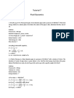 7 Fluid Dynamics Tutorial Solution