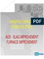 Stainless Steel AOD Operation and Slag Optimisation