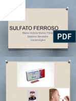 Sulfato Ferroso