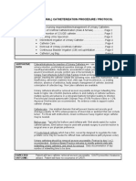 Urinary Catheterization Procedure Protocol