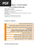 Motorola Innovation Success and Failure