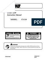 Chainsaw Manual CS 310