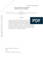 Dynamic DS/CFT Correspondence Using The Brane Cosmology: INJE-TP-01-10, Hep-Th/0112140