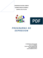 Programas de Expresion 512