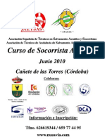 Programa Curso Sos Cañete de Las Torres 2010