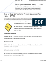 Step by Step SAP Paths For Project System Configuration - SAP PS - Your Finance Book