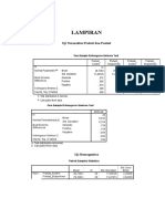 Lampiran: Uji Normalitas Pretest Dan Postest